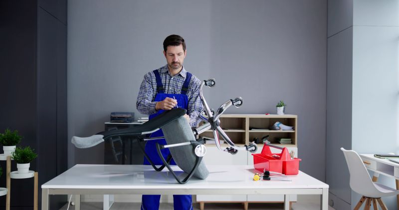 Installing office furniture