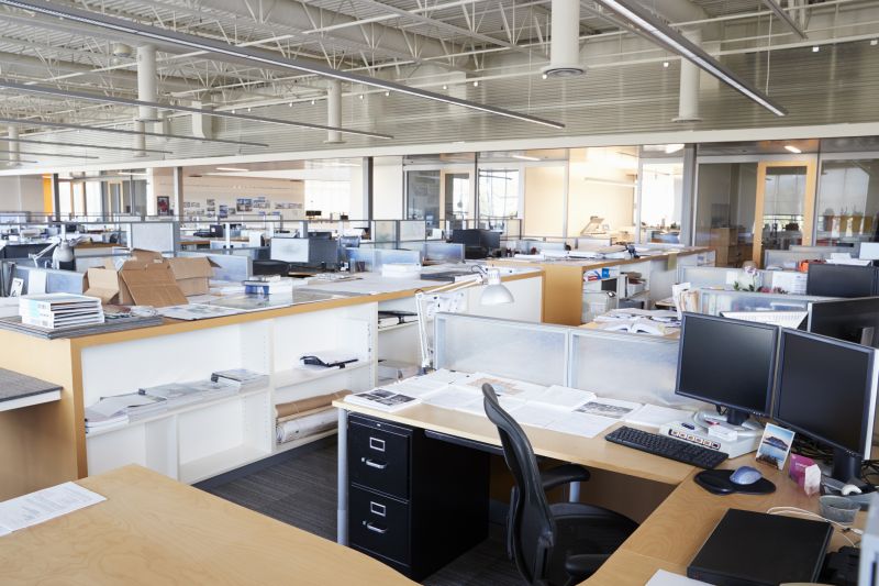 Installing office furniture